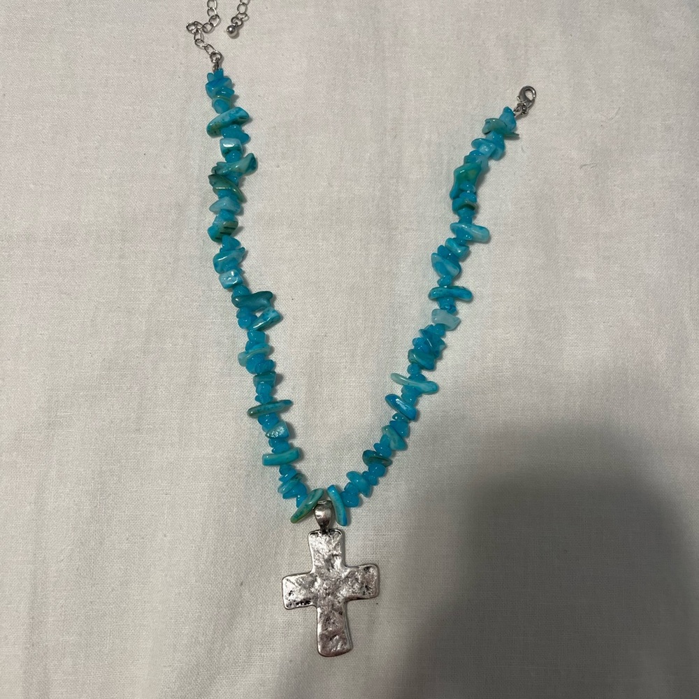 Free People Cross Necklace